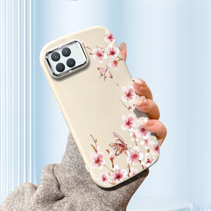 TA for OPPO F19 F17 Pro A95 A74 A94 A93 2020 Back Cover Peach