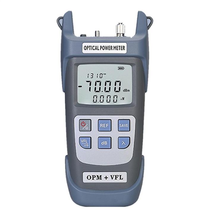 COMPTYCO AUA-G710B Optical Power Meter(OPM -70 -+10DBm) with Visual Fault Locator Optical Fiber Tester 10Km VFL 10MW