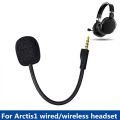 Replacement Game Mic Detachable Microphone Boom for Steelseries Arctis 1 1.0 One Wired Wireless Headphones Gaming Heads. 