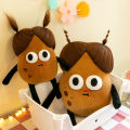 Cross-border fried potato doll sausage mouth plush toy Xiaohongshu same funny long-haired potato doll. 