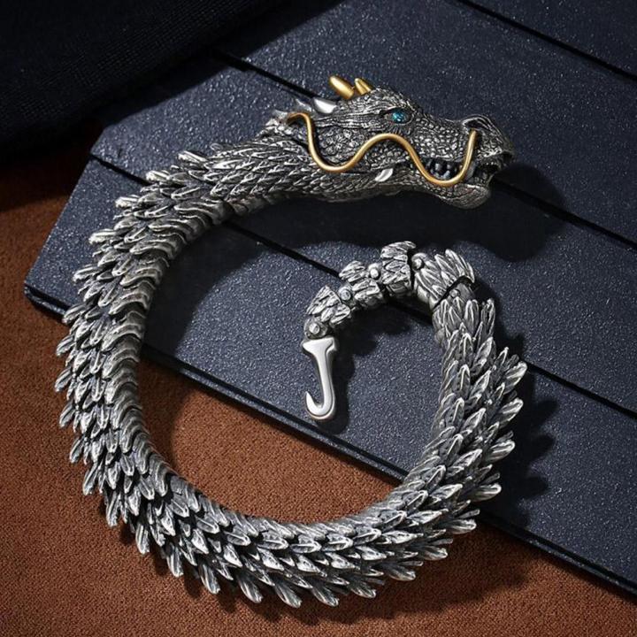 Dragon%20Bracelet%20Retro%20Bracelet%20Black%20Dragon%20Snake%20Bracelet%20Trend%20Bracelet%20Male%20Bracelet%20-%20Image%203