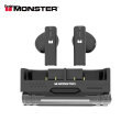 Fashions Monster MQT45 TWS Bluetooth Earphones Sports Noise Reduction Headphones Touch Earphones HiFi Music Gaming Headphones. 