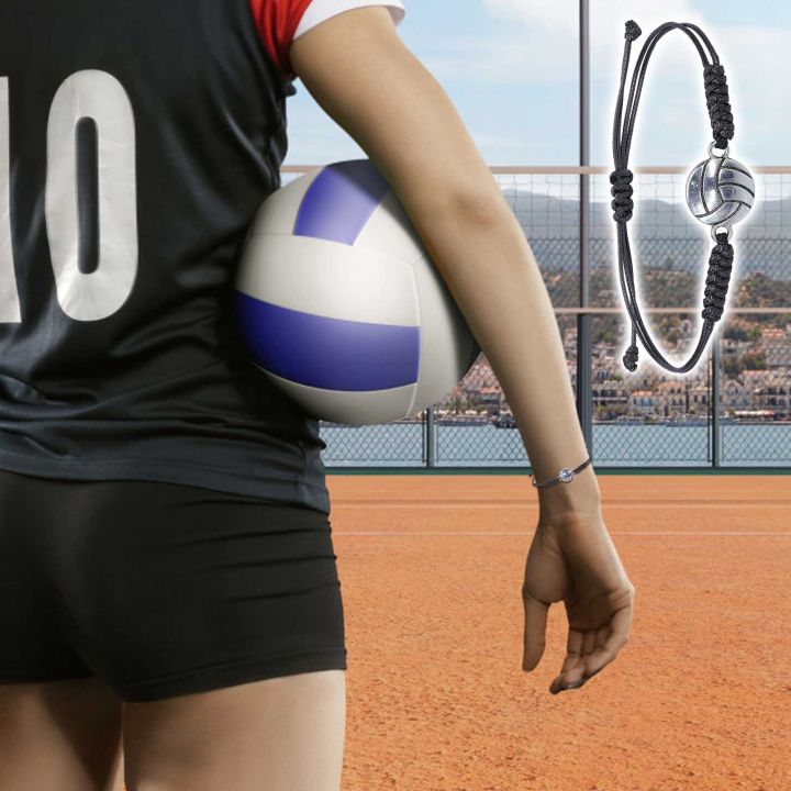 Volleyball%20Bracelet%20Adjustable%20Volleyball%20Charm%20Alloy%20Bracelet%20Boy%20Girl%20Teenager%20Gift%20Hand%20Woven%20String%20Olive%20Volleyball%20Sports%20Bracelet%20Team%20Player%20Party%20Popular%20Christmas%20Earrings%20And%20Necklace%20for%20Women%20-%20Image%205