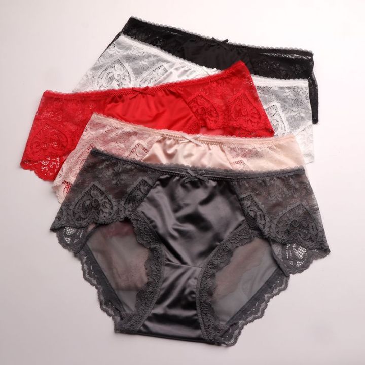 582%20European%20and%20American%20New%20Lace%20Comfortable%20Hollow%20Panties%20Women's%20Youth%20Fashion%20Hip%20Mesh%20Hot%20Briefs%20-%20Image%203