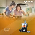 Bajaj FX-1000 DLX 1000 Watts Food Processor and Mixer Grinder with 9 attachments (Black) India. 
