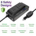 Efficient Portable power inverter for cars User-friendly Multi-functional Lightweight 12V to 240V car converter Compact Portable Car inverter with USB ports for Road trips Camping adventures Outdoor activities Truckers Travel enthusiasts.