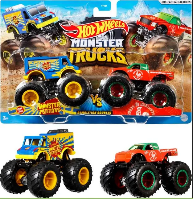 2%20Pics%20%20Car%20Hot%20Wheels%20Monster%20Trucks%201:64%20Scale%20Die-Cast%20Demolition%20Doubles%202-Pack%20Assortment%20For%20Kids%20Age%203%20-%208%20Years%20Old,%20Collectible%20Toy%20Truck%20With%20Big%20Crashing%20And%20Smashing%20Styles%20May%20VaryPack%20-%20Image%202