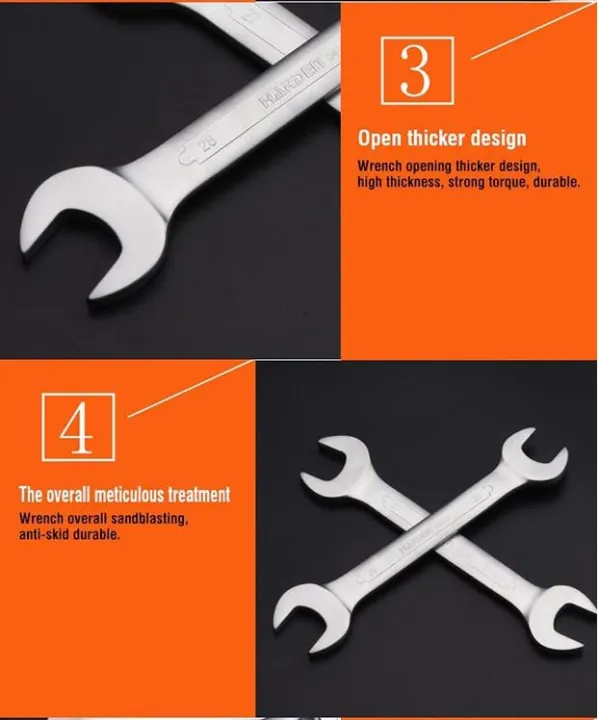 Harden%2024%20x%2027mm%20Dulley%20Spanner%20Double%20Open%20End%20Spanner%20Wrench%20541224%20-%20Image%203