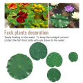 10 Pieces 5 Kinds Artificial Floating Foam Lotus Leaves Lily Pond.
