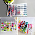 36 Grids Plastic Organizer Box Clear Beads Storage Container Jewelry Box with Adjustable Dividers for Thread Craft. 