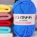 Milk Cotton Knitting Wool Yarn Needlework Dyed Lanas for Crochet Craft Sweater Hat Dolls At Low Price. 