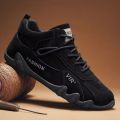 Labor protection shoes men's shoes spring new breathable board shoes men's construction site work shoes anti-slip sports. 