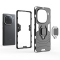 For Vivo iQOO 12 5G Case Slim Heavy Duty Hardcase Camera Protection Back Cover With Ring Stand. 