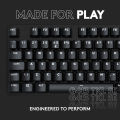 Logitech G413 TKL SE Mechanical Gaming Keyboard - Compact Backlit Keyboard with Tactile Mechanical Switches, Anti-Ghosting, Compatible with Windows, macOS - Black Aluminium. 