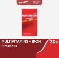 Stresstabs Multivitamins + Iron 30s Fights Stress, Restores Mental Focus; Maintains Healthy Skin. 