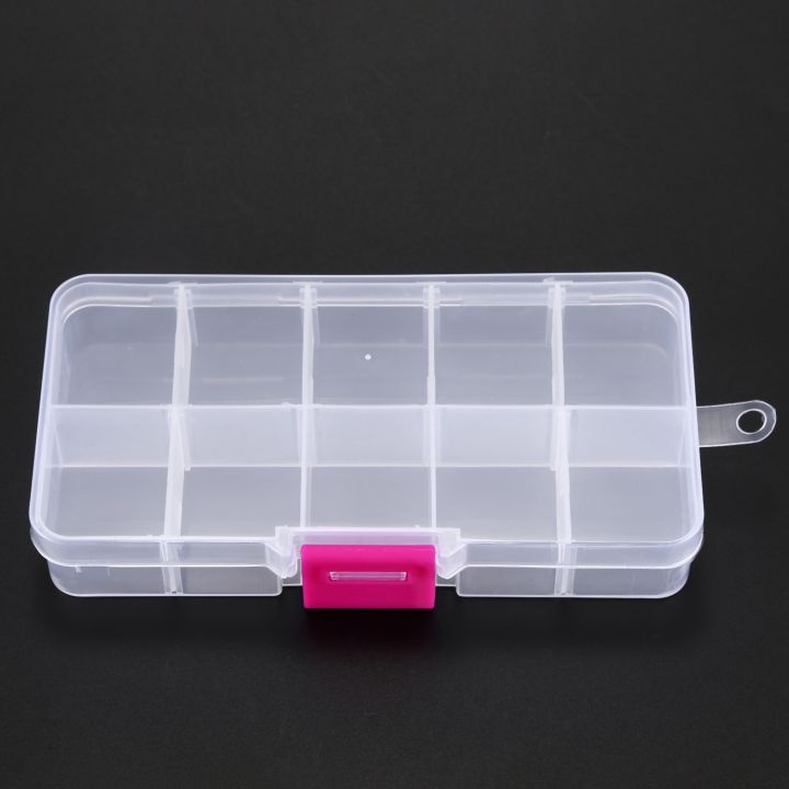 3pcs%2010%20Grid%20Electronic%20Component%20Parts%20Kits%20Plastic%20Storage%20Box%20Case%20-%20Image%202
