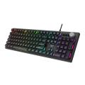 Aula F2028 Membrane Gaming Keyboard - RGB Backlight, Professional Gaming Office Keyboard - Elevate Your Gaming and Work Setup. 