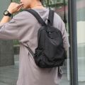 Mini Men's Backpack Fashion Small Black Shoulder School Bag for Man 2023 Canvas Designer Waterproof Sports Travel Male Backpacks. 