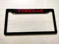 COROLLA-Car Number Plate Frame, Car License plate- (2PC/SET). 