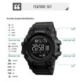 SKMEI LED Digital Men Watch Pedometer Calorie Date Clock Heart Rate Monitor Sport Watches Male Wristwatch Relogio Masculino 1643.