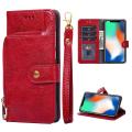 【3C VictoryEagle】Case Oppo A16 casing wallet flip case phone TPU back cover zipper card.