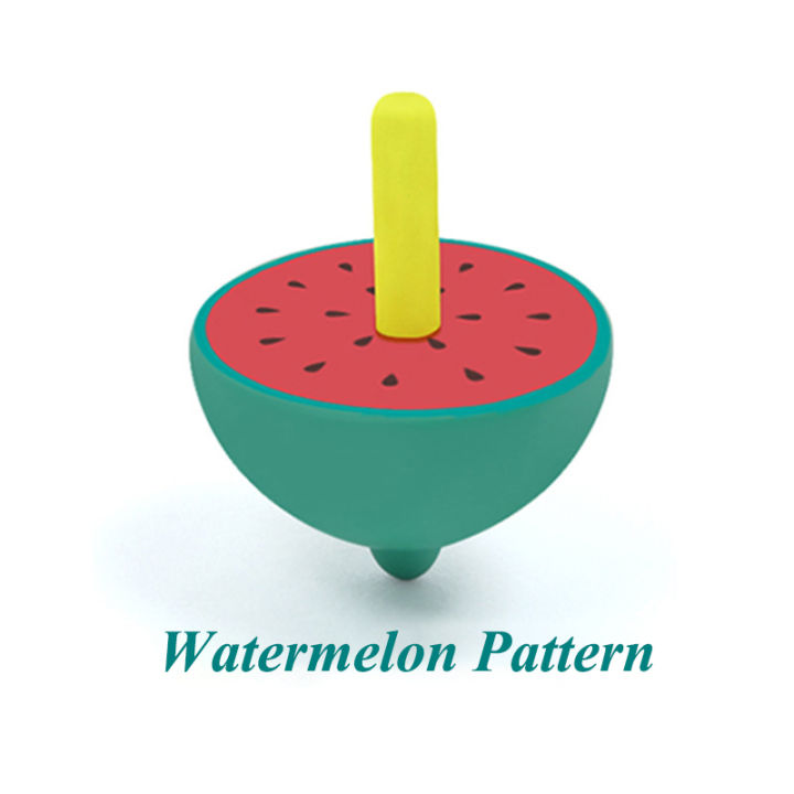 【Daily Necessities For Anyone Store】MiDeer Wooden BeyBlade Toy For Child Spinning Top Fruit Mini Gyros 4CM Rotating Game Kids