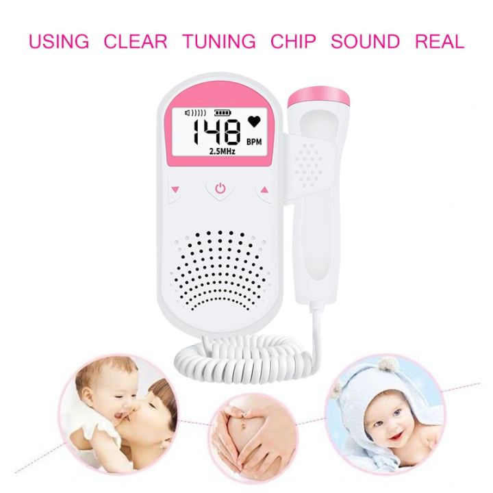 Doppler%20Fetal%20Baby%20Ultrasound%20Doppler%20Portable%20Heart%20Rate%20Detector%20Upgraded%203.0MHz%20Detector%20Home%20Pregnant%20Fetal%20Monitor%20-%20Image%205