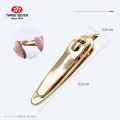 THREE SEVEN/777 Callus Shavers Nail Clippers Trimmers 14K Gold-plated H-Carbon Steel Pedicure Care Professional Nail Tools. 