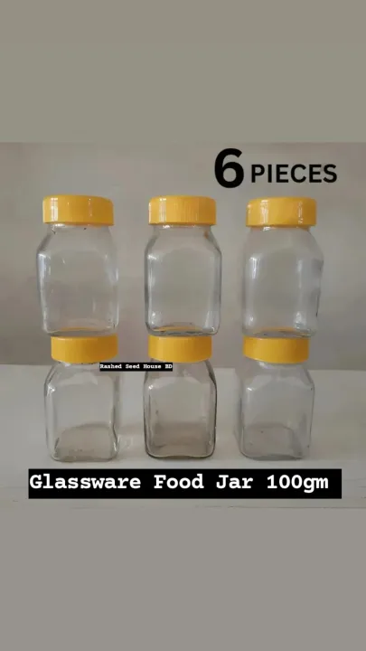 Glassware%20food%20jar%20,%20food%20container,%20glass%20jar%20(%20200%20gm)%206pcs%20-%20Image%202