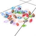 50Pcs Teardrop Austrian Crystal Loose Spacer Glass Beads DIY Jewelry Making For Bracelet. 