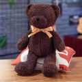 Manufacturer sweater bear teddy bear plush toy cute grab machine ragdoll doll children's activity gift doll.