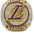 [ New ] Basketball NBA2020 Los Angeles Lakers Alloy Ring Gift Men's Ring Stainless Steel Ornament. 