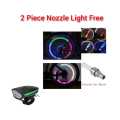 Waterproof Rechargeable 2 In 1 Bicycle Light and Horn With 2 Piece Nozzle Light Free.