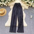 soft and streachable crepe korean palazzo for woman. 🌸উমাইশা ফ্যাশান নিয়ে এসেছে গরমের জন্য একদম পারফেক্ট ✨ চায়না লিনেন আরামদায়ক প্লাজু!.
