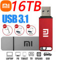 Xiaomi 16TB Metal Usb 3.0 Flash Drives High Speed Pendrive 8TB 4TB Usb Drive Portable SSD Memoria Usb Flash Disk TYPE-C Adapter. 