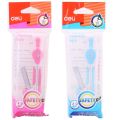 Deli E8615 Compass with Pencil (Assorted Colors) – Geometry Drawing Tool for School & Study Use. 
