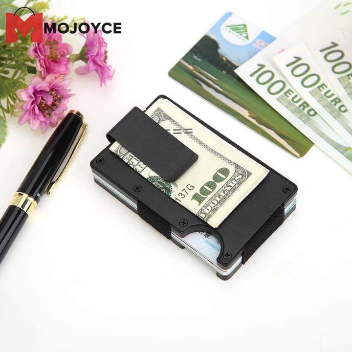 MOJOYCE%20Stainless%20Steel%20Metal%20Credit%20Card%20Clips%20Wallet%20Money%20Clip%20Cash%20Clamp%20Holder%20-%20Image%202