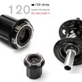 TANKE 120 Click Hub 6 Bearing MTB Mountain Bike Hub Front Rear Thru HG 28 32 36 Holes Disc Brake Bicycle Hubs 8 9 10 11 12 Speed. 