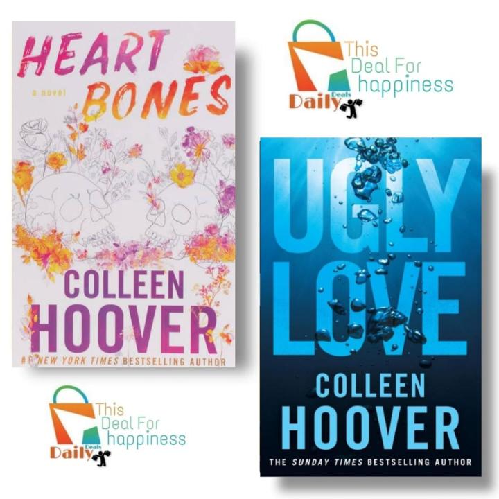 Colleen Hoover 2 Books Collection Set ( Heart Bones , Ugly Love  )