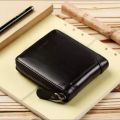 Best quality Stylish Zipper Leather wallet For Men.