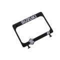 Number Plate or Licence Plate Frame Holder top cover for Suzuky Motorcycle. 