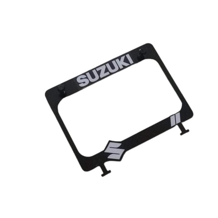 Number Plate or Licence Plate Frame Holder top cover for Suzuky Motorcycle