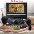 7.8 Inch TV Home Car DVD Player with TV/FM/USB/Game Function-EU Plug. 