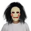 Horror Demon Jigsaw Saw Mask Cosplay Spiral:From the Book of Saw Scary Killers Latex Helmet Halloween Party Costume Props. 