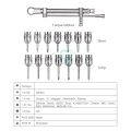 1pcs Dental Drivers & Wrench Kit dental Implant Torque Wrench Ratchet Dentistry Screwdriver Tools.