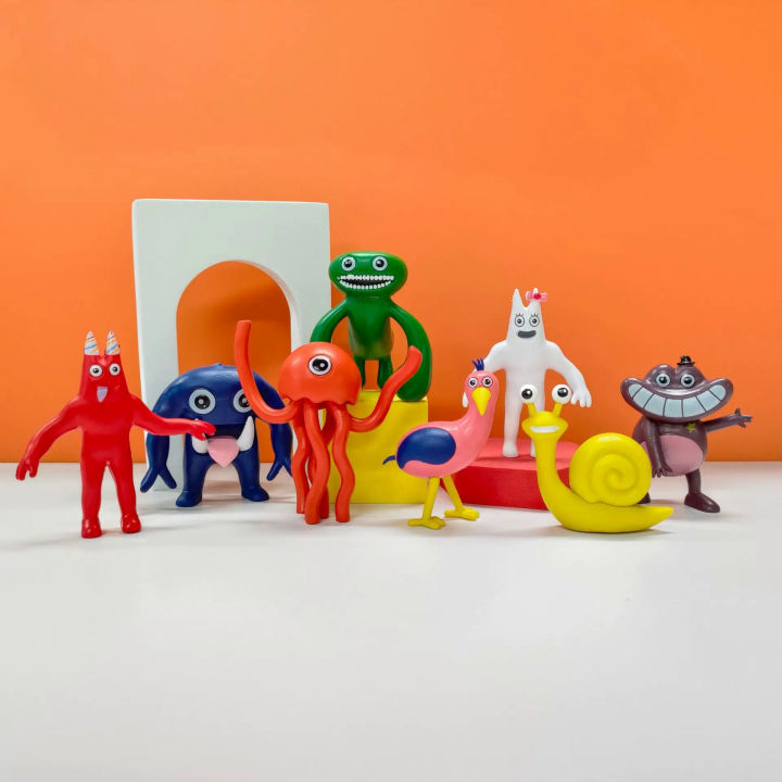 Garten Of Banban Horror Game Figurine Kids Toys Rainbow Friends Action Figures Pvc Model Anime Dolls Birthday Gifts Room Decor