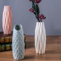 Nordic Plastic Vase Anti-Drop Simple Flower Vase Imitation,Green - Flower Vase. 