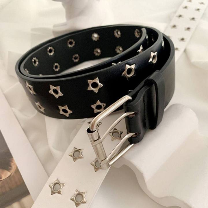 belt%20for%20women%20new%20%20sale%20y2k%20belt%20belt%20for%20women%20for%20pants%20Adjustable%20Trendy%20Wide%20Side%20For%20Man%20Star%20Hole%20Dresses%20Belt%20Accessories%20Waist%20Strap%20Double%20Grommet%20Hole%20Korean%20Waist%20Belts%20Women%20Waistband%20-%20Image%207