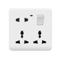 Multi Function Universal Wall Switch Socket - 8 Pin Universal Socket- Only Socket.