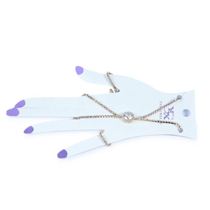 Beautiful Ring Bracelet Hand Chain Style Jewelry For Women & Girls